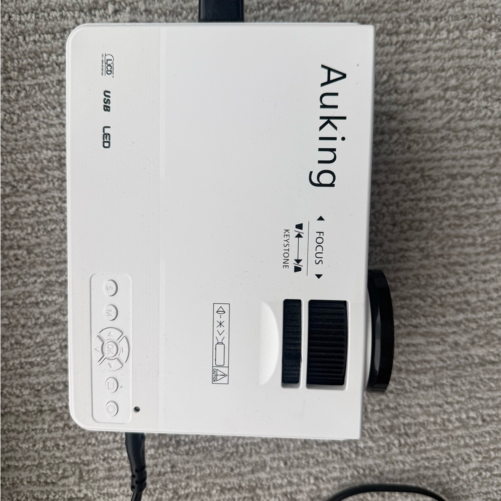 AuKing Mini Projector – Full HD 1080P Home Theater